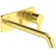 IS-Wand-Waschtischarmatur-JOY-BS2-eckige-Rosette-Ausld-225mm-Brushed-Gold-A7381A2 gallery number 3